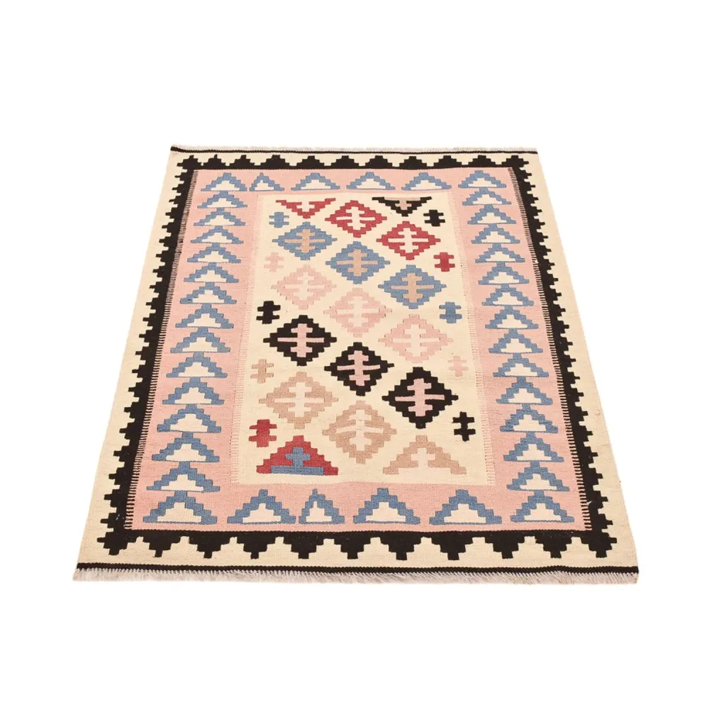 Kelim Teppich - Oriental - 145 x 100 cm - mehrfarbig