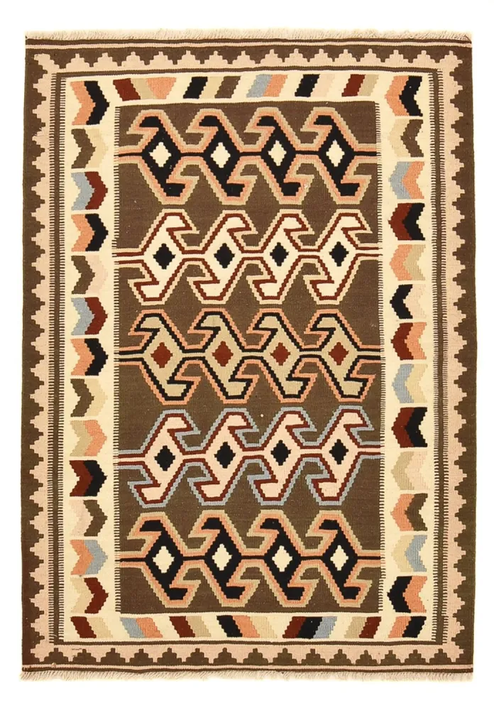 Kelim Teppich - Oriental - 145 x 104 cm - mehrfarbig