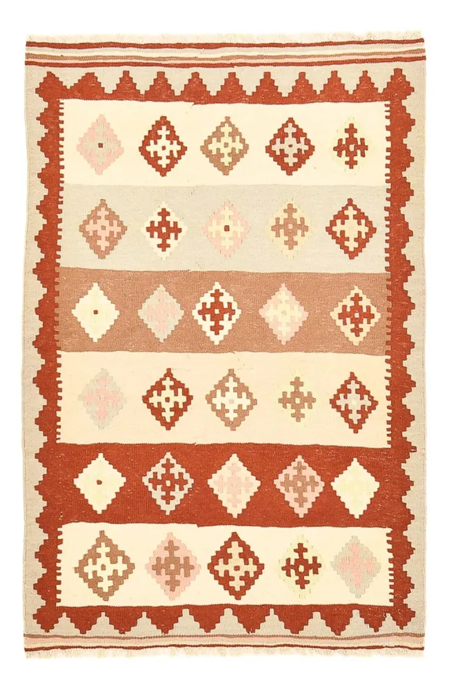 Kelim Teppich - Oriental - 145 x 96 cm - mehrfarbig