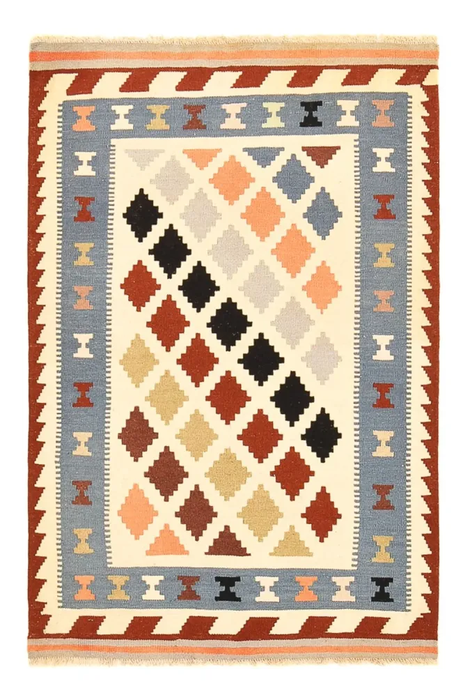 Kelim Teppich - Oriental - 147 x 100 cm - mehrfarbig