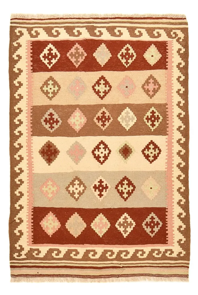 Kelim Teppich - Oriental - 147 x 100 cm - mehrfarbig