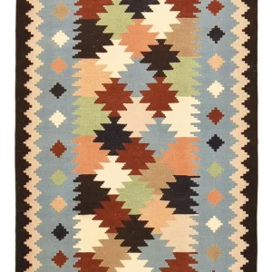 Kelim Teppich - Oriental - 147 x 97 cm - mehrfarbig