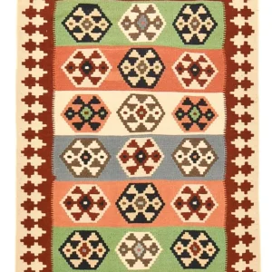 Kelim Teppich - Oriental - 147 x 98 cm - mehrfarbig