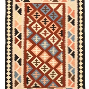Kelim Teppich - Oriental - 148 x 106 cm - mehrfarbig