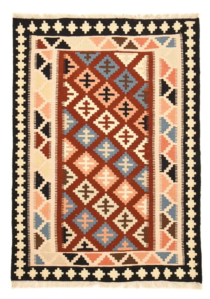 Kelim Teppich - Oriental - 148 x 106 cm - mehrfarbig