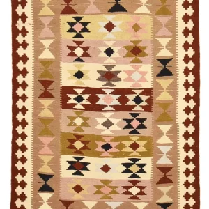 Kelim Teppich - Oriental - 148 x 111 cm - mehrfarbig