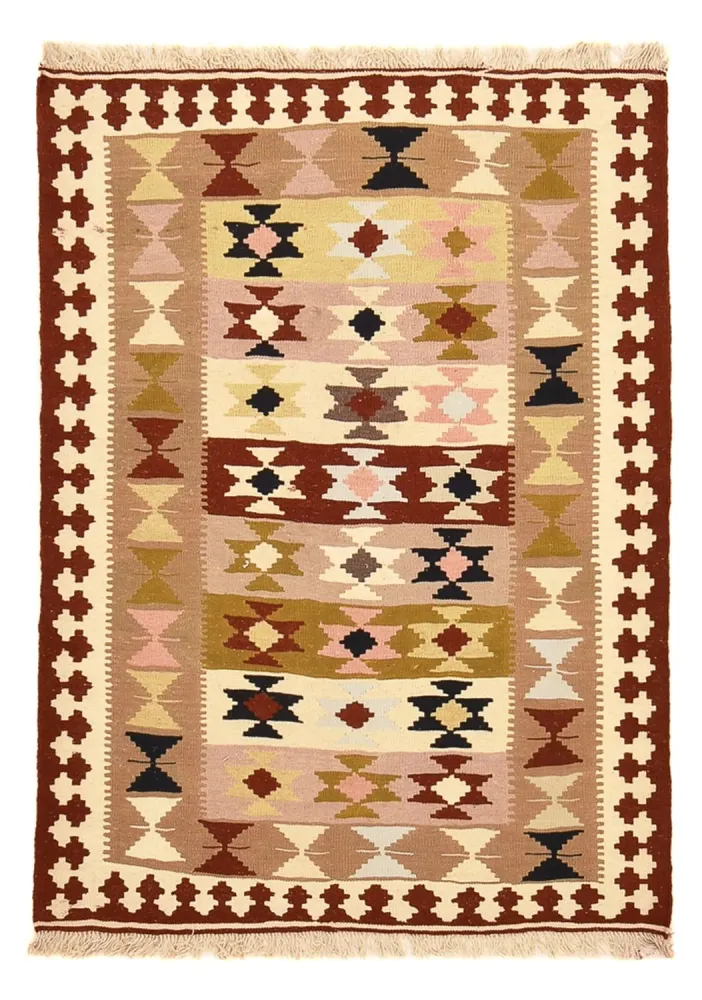 Kelim Teppich - Oriental - 148 x 111 cm - mehrfarbig