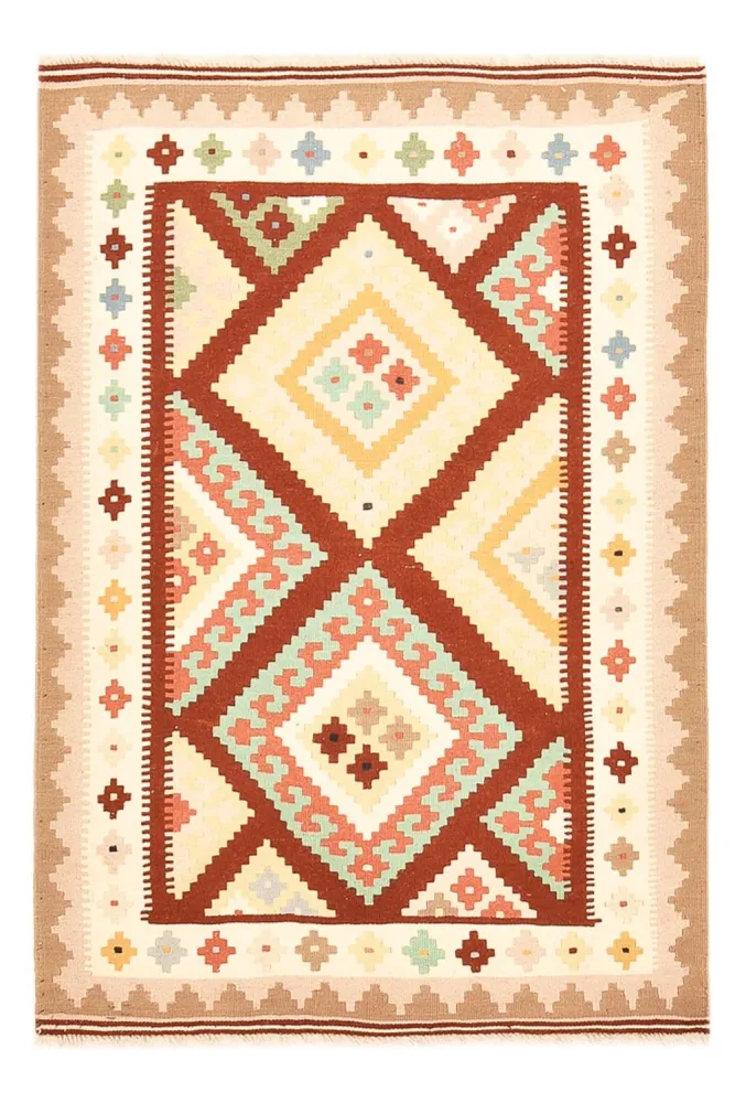 Kelim Teppich - Oriental - 150 x 103 cm - mehrfarbig