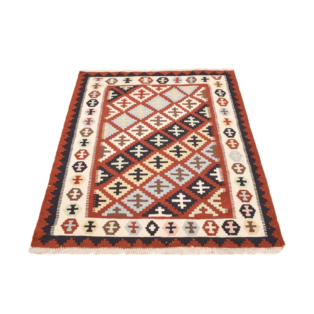 Kelim Teppich - Oriental - 150 x 104 cm - mehrfarbig