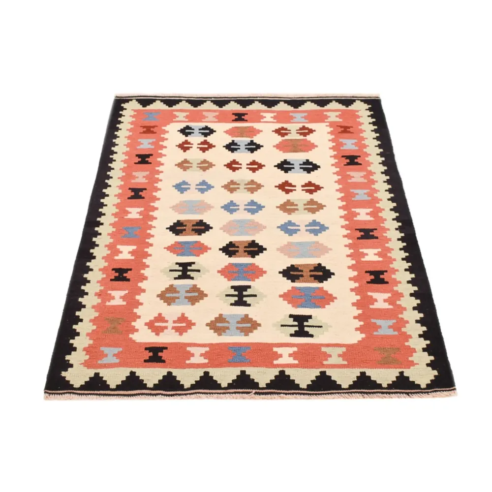 Kelim Teppich - Oriental - 150 x 105 cm - mehrfarbig