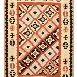 Kelim Teppich - Oriental - 150 x 106 cm - mehrfarbig