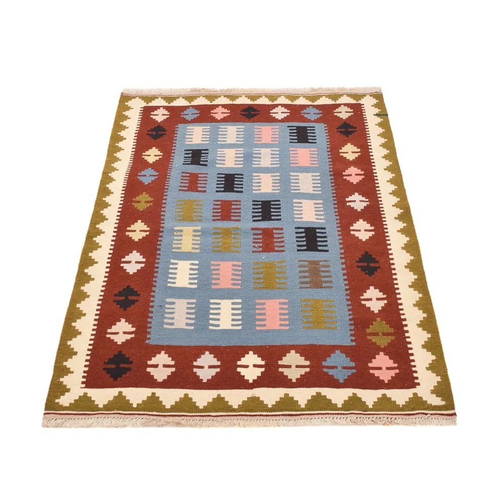 Kelim Teppich - Oriental - 150 x 98 cm - mehrfarbig