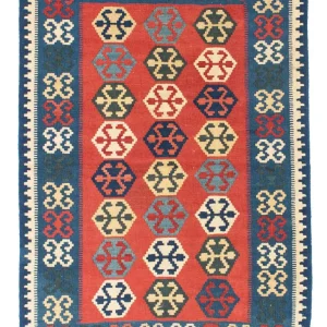 Kelim Teppich - Oriental 152 x 106 cm - rot
