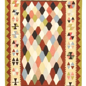 Kelim Teppich - Oriental - 157 x 98 cm - mehrfarbig