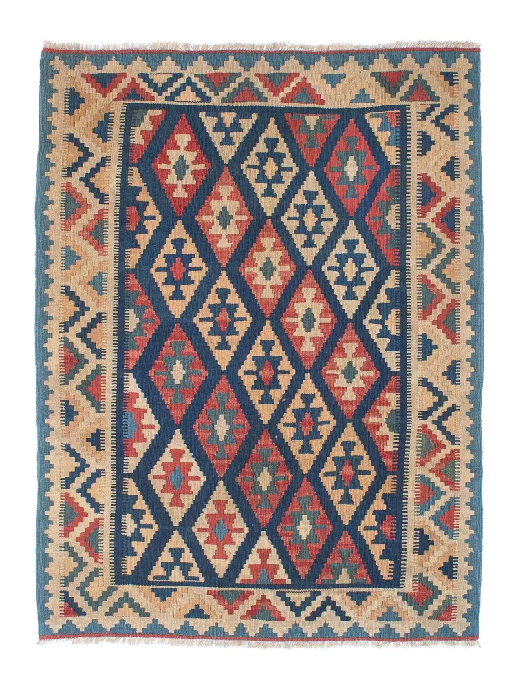 Kelim Teppich - Oriental 167 x 126 cm - mehrfarbig