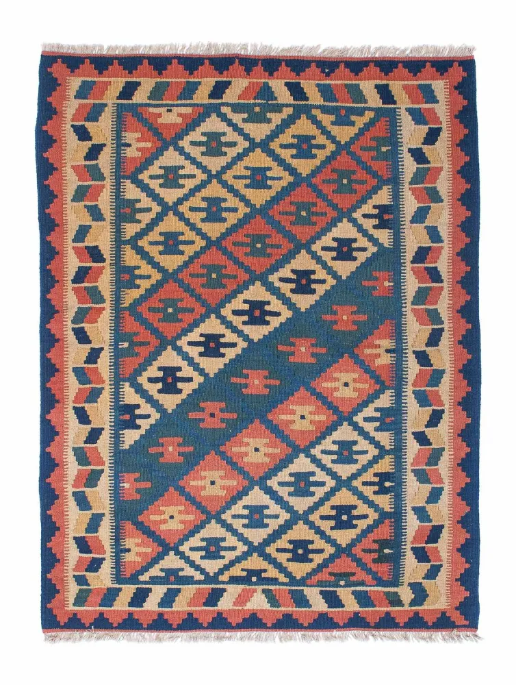 Kelim Teppich - Oriental 170 x 128 cm - mehrfarbig