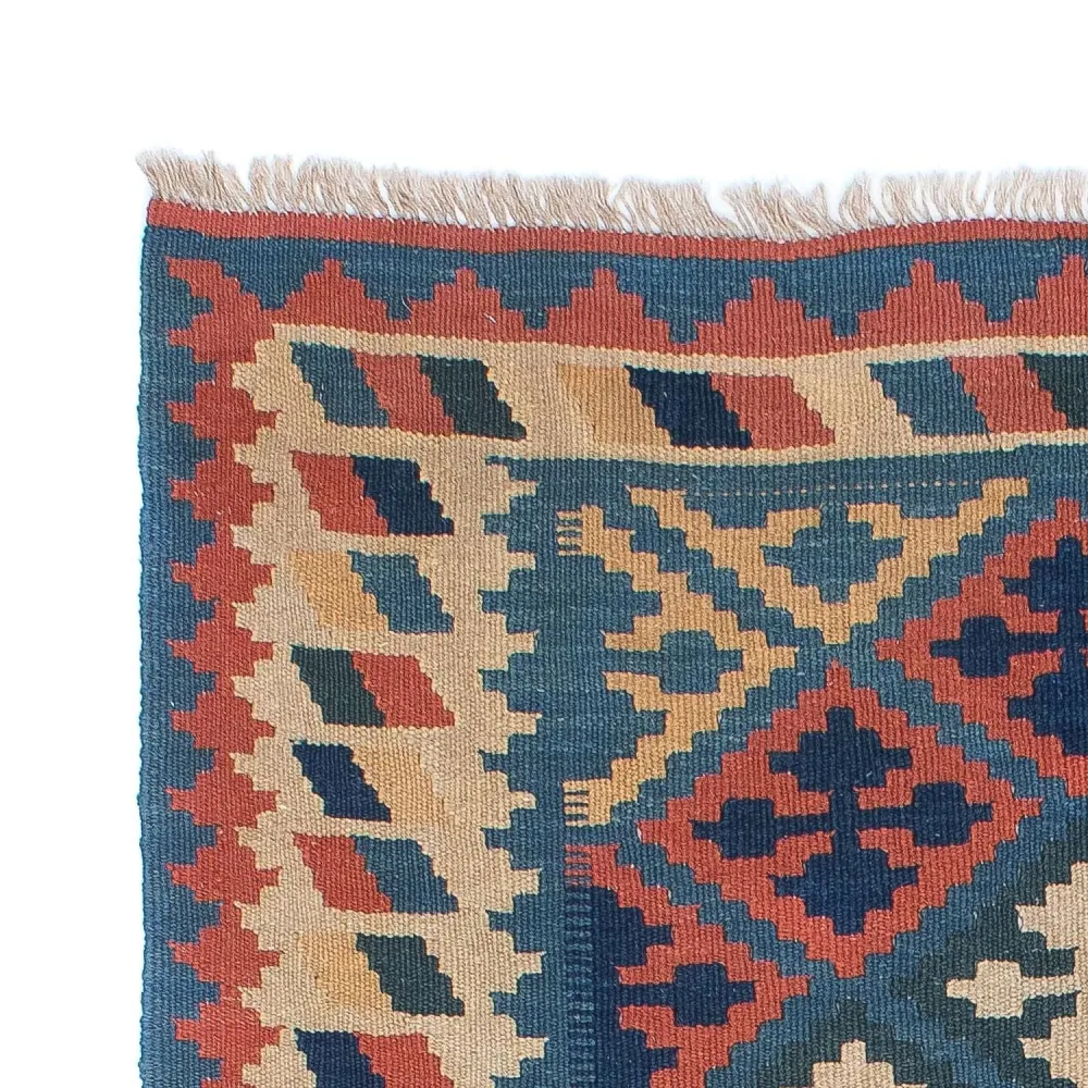 Kelim Teppich - Oriental 175 x 116 cm - blau
