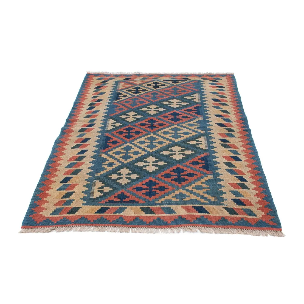 Kelim Teppich - Oriental 175 x 116 cm - blau