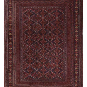 Kelim Teppich - Oriental - 175 x 134 cm - dunkelrot