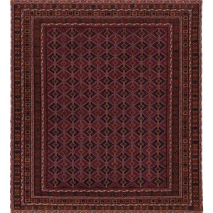 Kelim Teppich - Oriental - 177 x 154 cm - dunkelrot