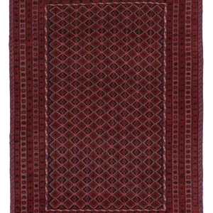 Kelim Teppich - Oriental - 181 x 141 cm - dunkelrot