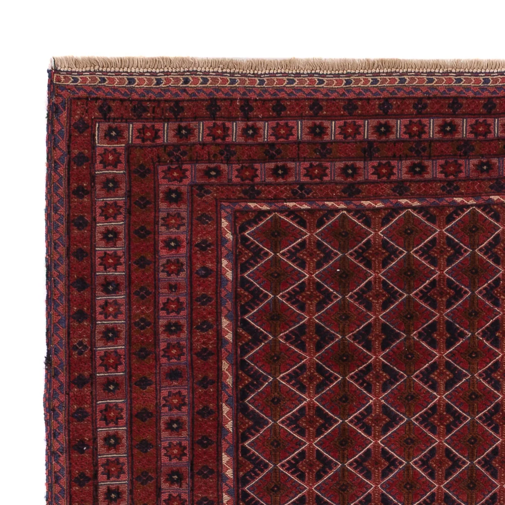 Kelim Teppich - Oriental - 181 x 141 cm - dunkelrot