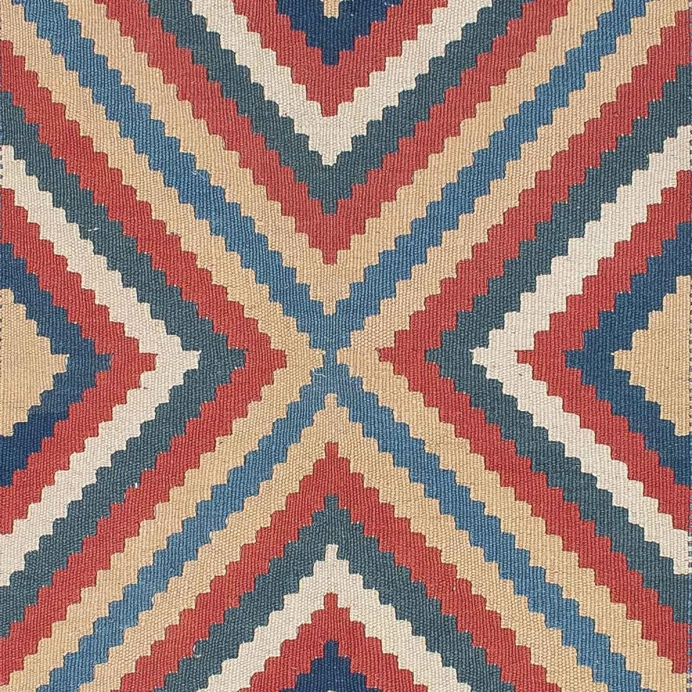 Kelim Teppich - Oriental 183 x 124 cm - blau