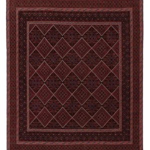 Kelim Teppich - Oriental - 183 x 141 cm - dunkelrot