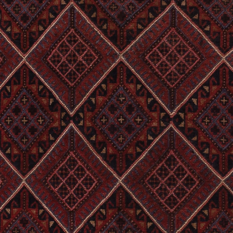 Kelim Teppich - Oriental - 183 x 141 cm - dunkelrot