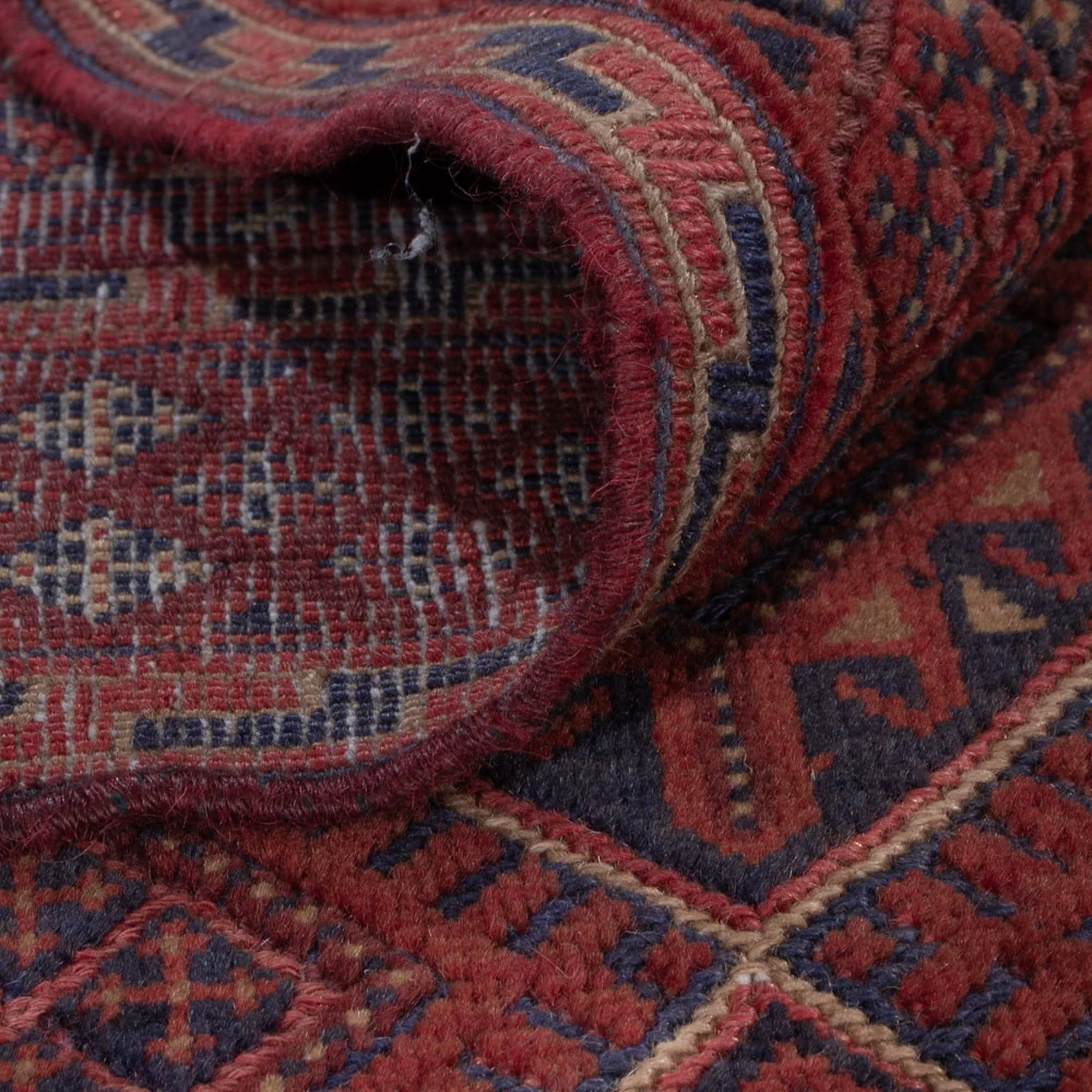 Kelim Teppich - Oriental - 183 x 141 cm - dunkelrot
