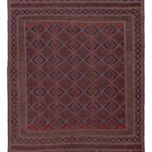 Kelim Teppich - Oriental - 185 x 152 cm - rost