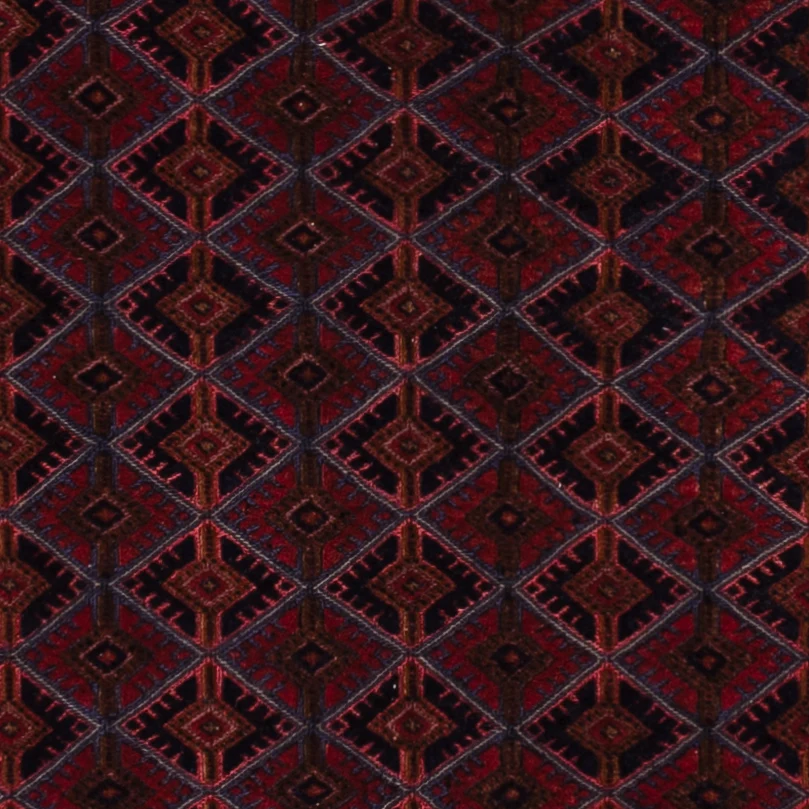 Kelim Teppich - Oriental - 186 x 147 cm - dunkelrot