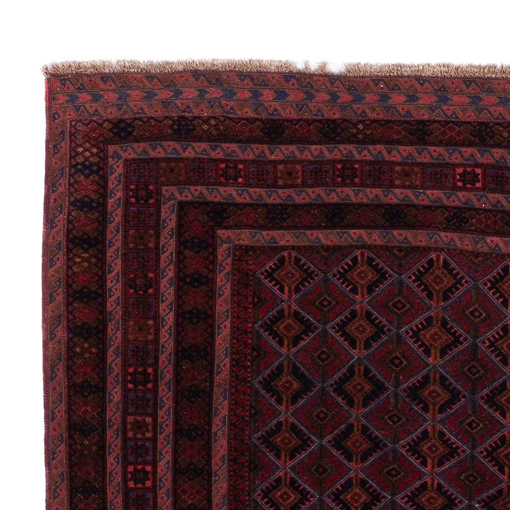 Kelim Teppich - Oriental - 186 x 147 cm - dunkelrot