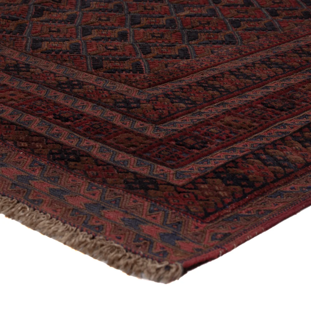 Kelim Teppich - Oriental - 186 x 147 cm - dunkelrot