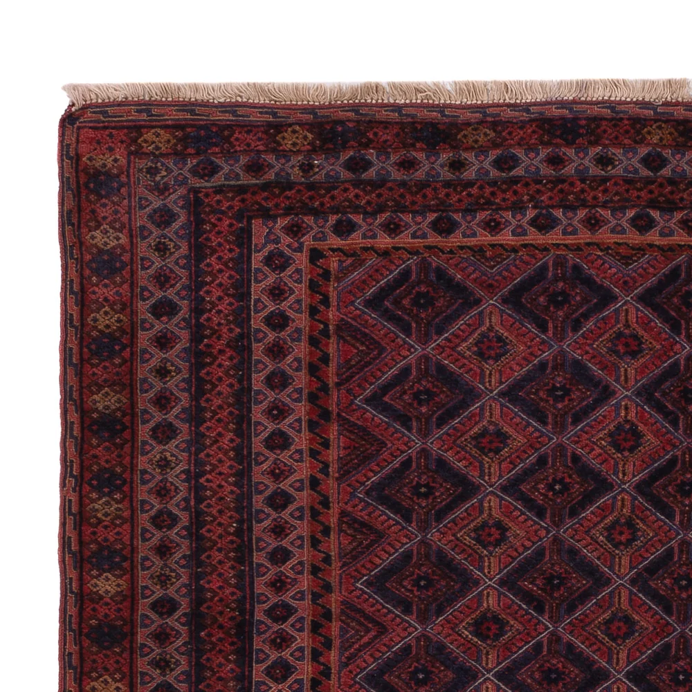 Kelim Teppich - Oriental - 187 x 150 cm - dunkelrot