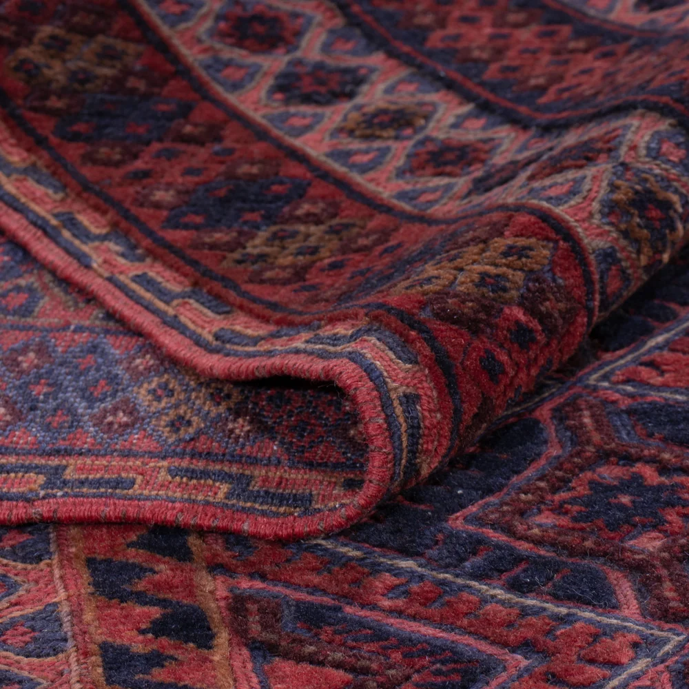 Kelim Teppich - Oriental - 187 x 150 cm - dunkelrot