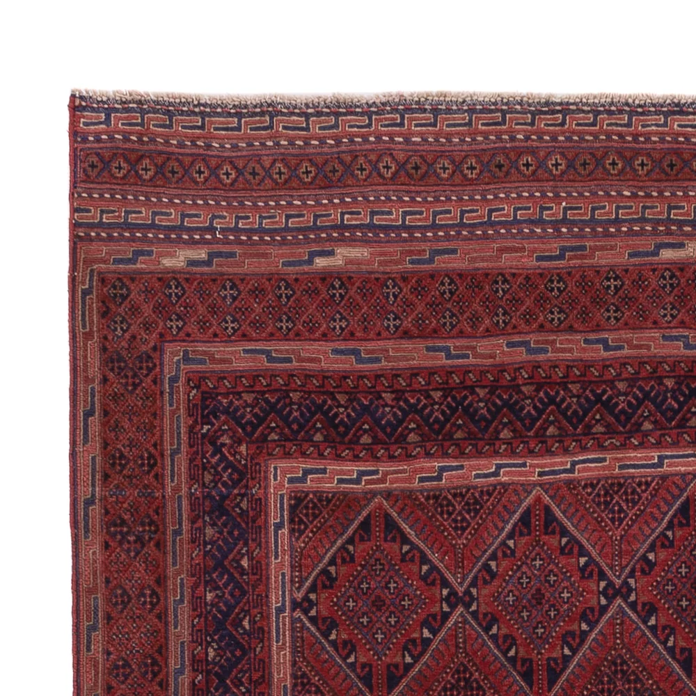 Kelim Teppich - Oriental - 190 x 132 cm - dunkelrot