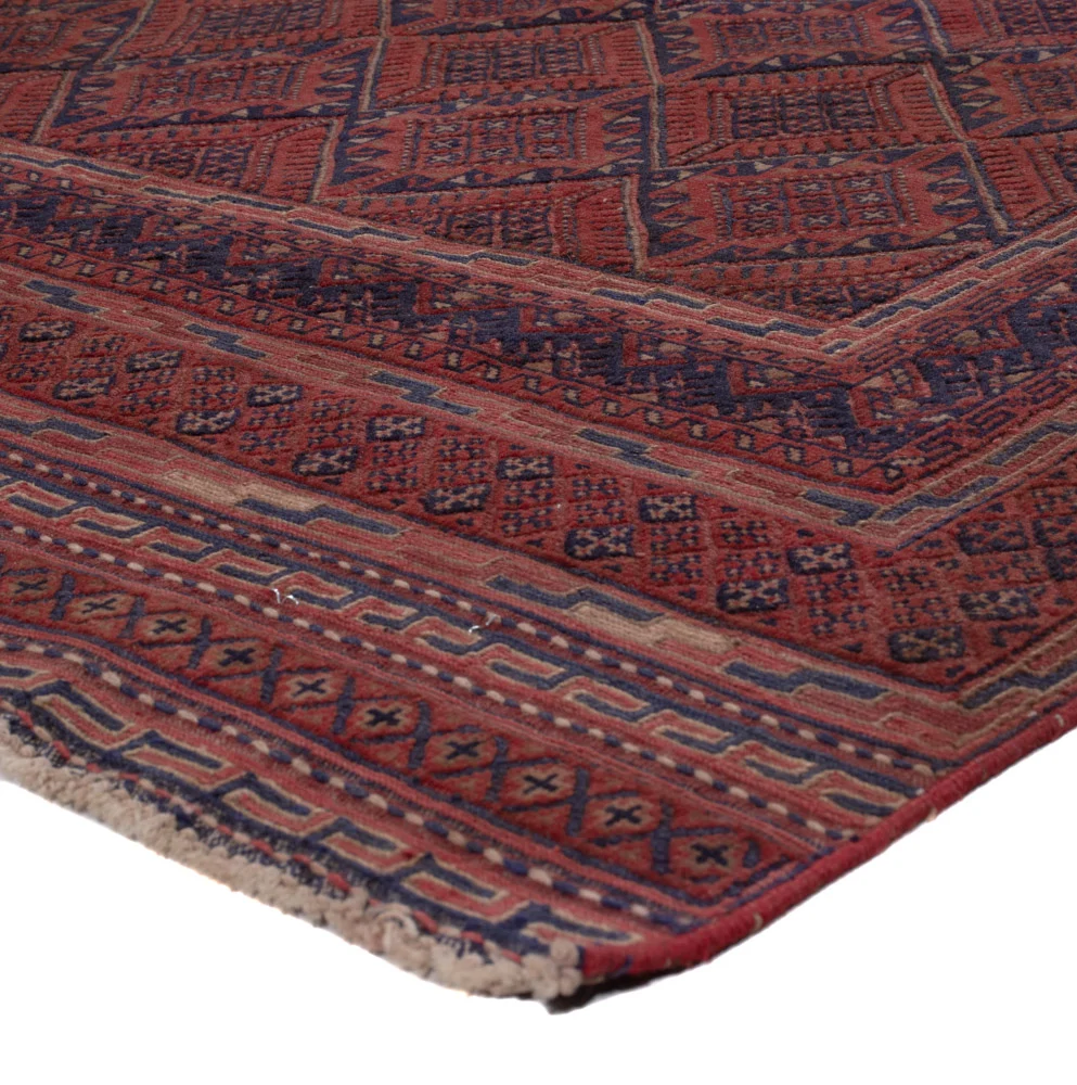 Kelim Teppich - Oriental - 190 x 132 cm - dunkelrot