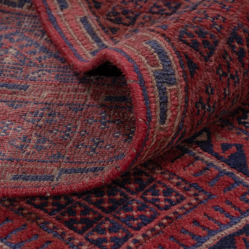 Kelim Teppich - Oriental - 190 x 132 cm - dunkelrot
