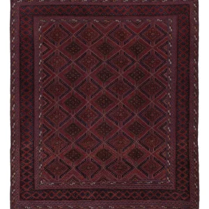 Kelim Teppich - Oriental - 190 x 159 cm - dunkelbeige