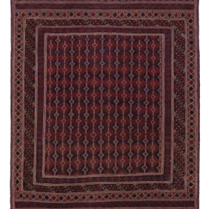 Kelim Teppich - Oriental - 190 x 160 cm - dunkelbeige