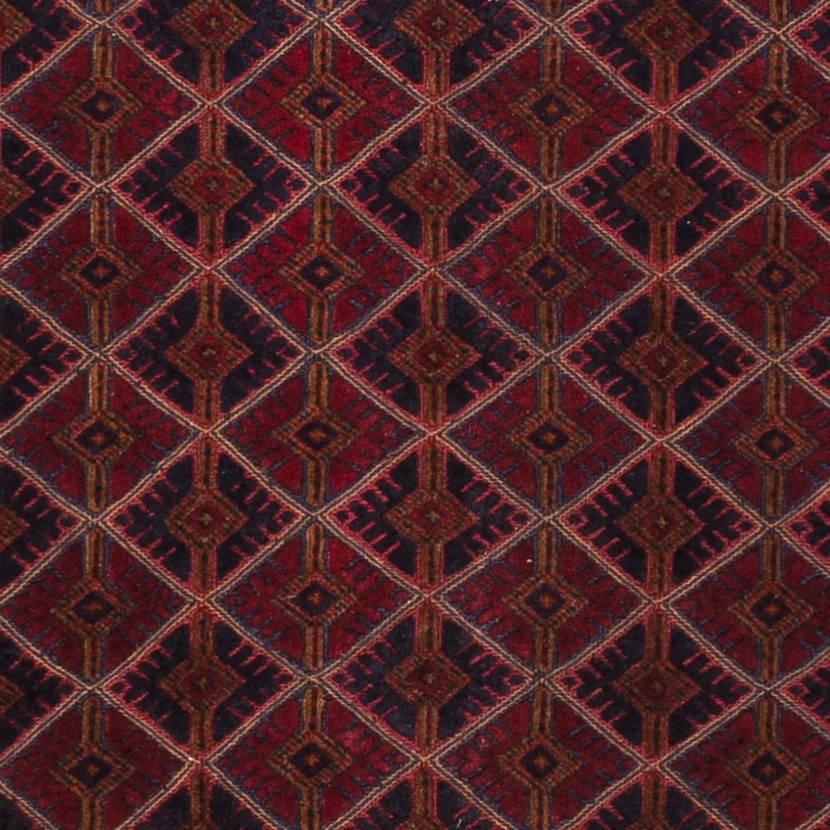 Kelim Teppich - Oriental - 191 x 150 cm - dunkelrot