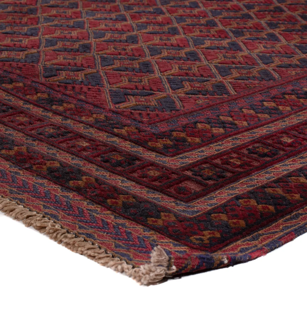 Kelim Teppich - Oriental - 191 x 150 cm - dunkelrot