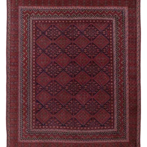 Kelim Teppich - Oriental - 192 x 148 cm - dunkelrot