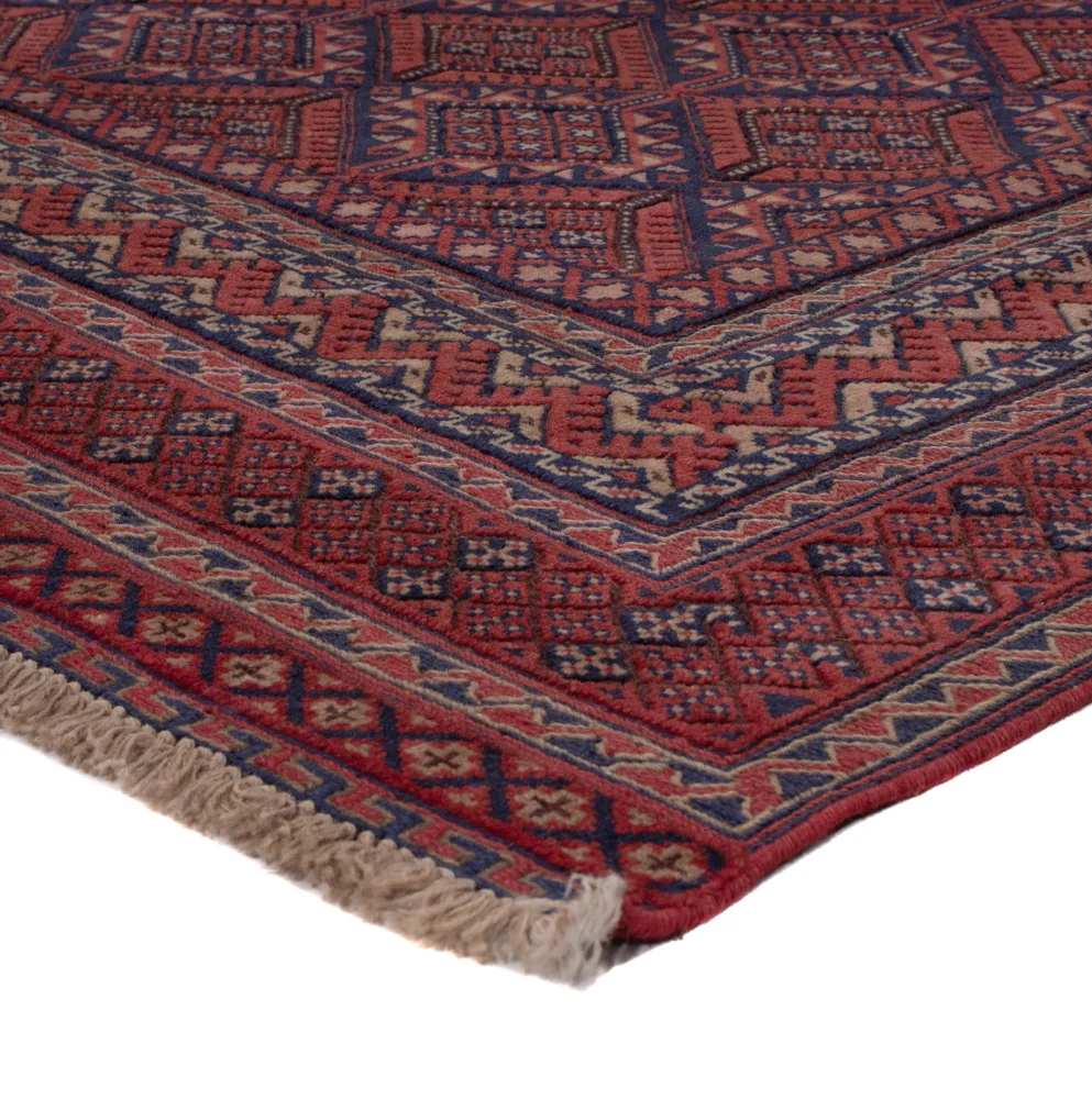 Kelim Teppich - Oriental - 192 x 148 cm - dunkelrot