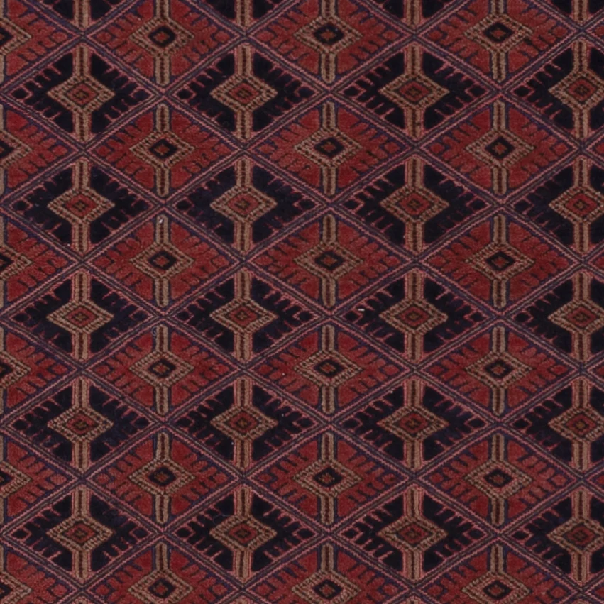 Kelim Teppich - Oriental - 193 x 155 cm - dunkelrot