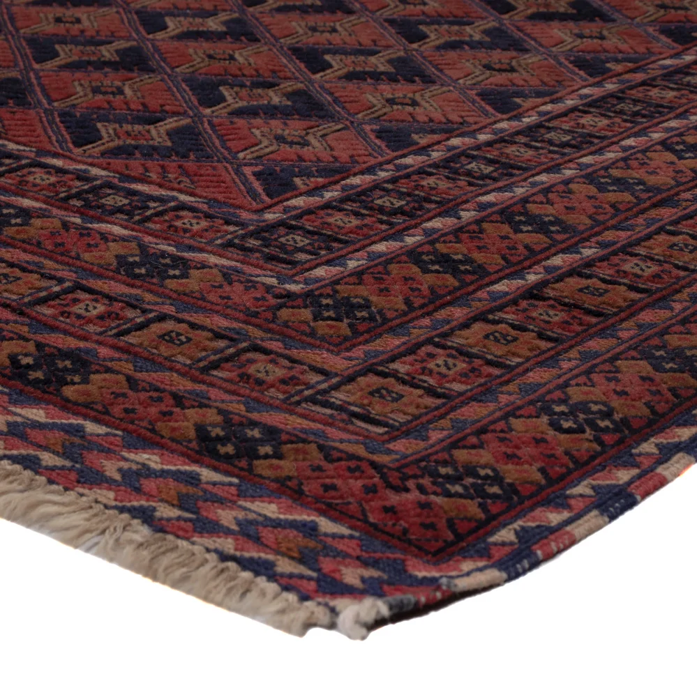 Kelim Teppich - Oriental - 193 x 155 cm - dunkelrot
