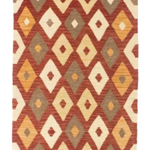 Kelim Teppich - Oriental 193 x 73 cm - rost