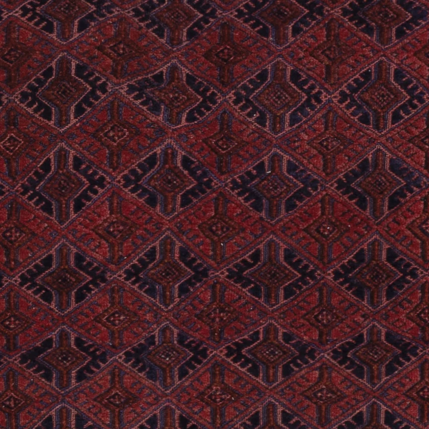 Kelim Teppich - Oriental - 195 x 160 cm - dunkelrot