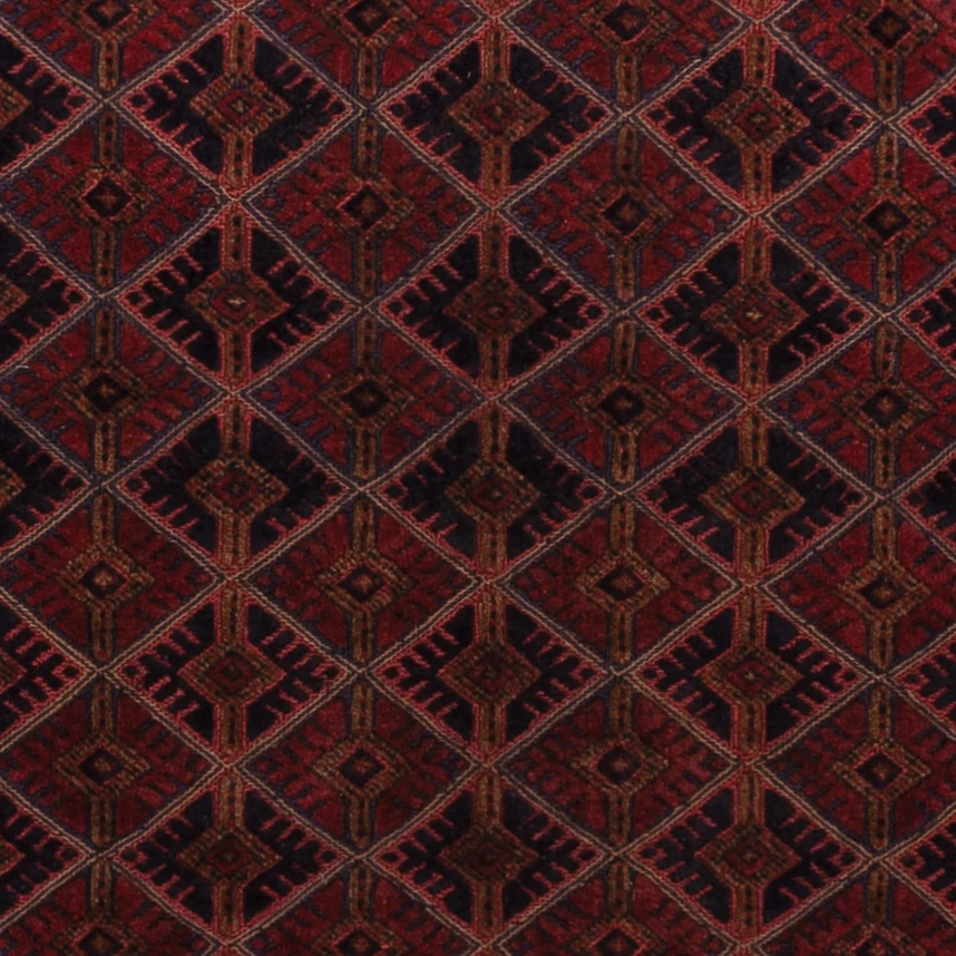 Kelim Teppich - Oriental - 195 x 164 cm - dunkelrot